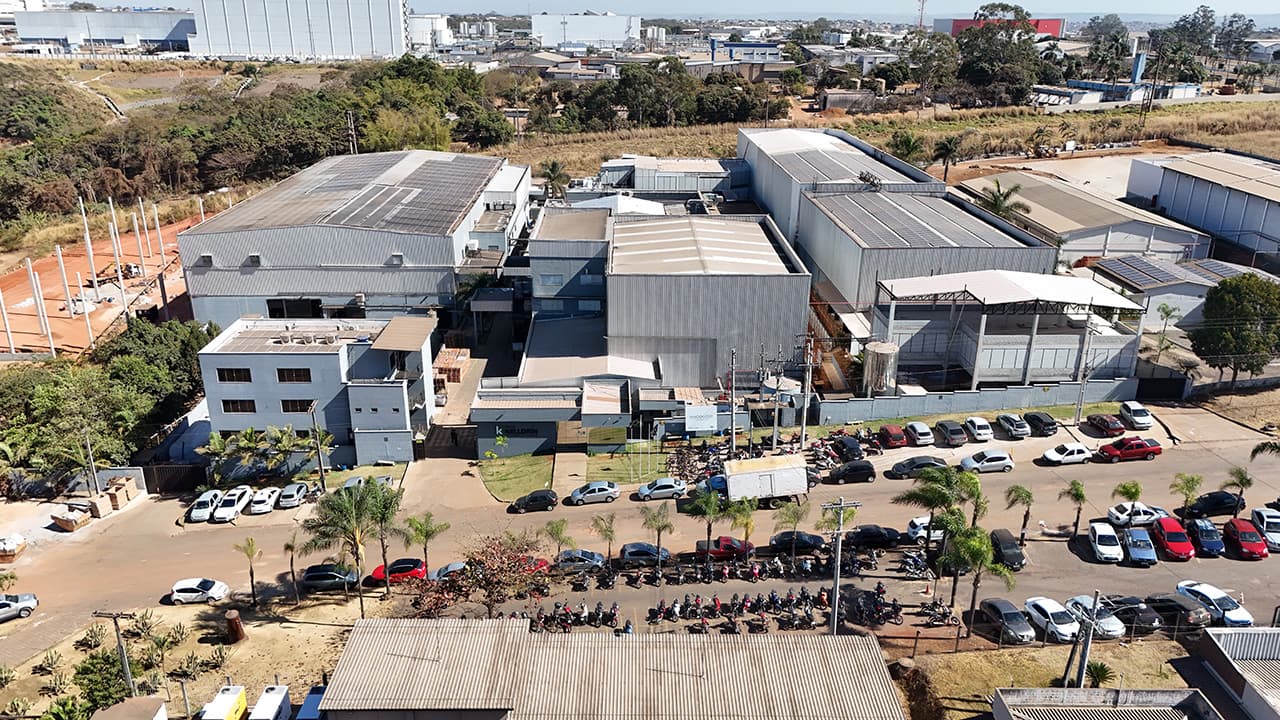 Fábrica do Grupo Kelldrin em Anápolis (GO)